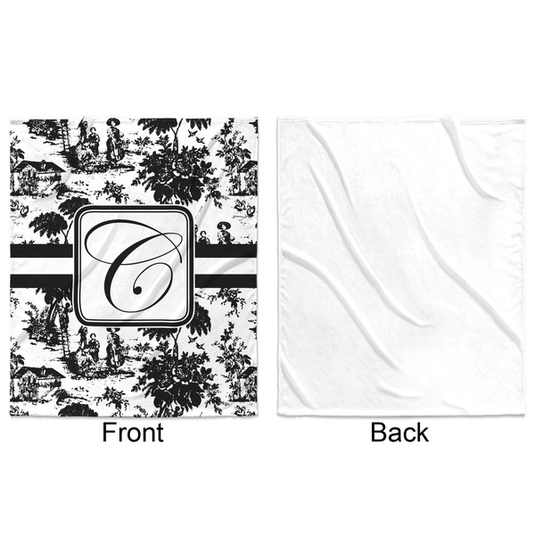 Toile Minky Blanket - 50"x60" - Single Sided - Front & Back