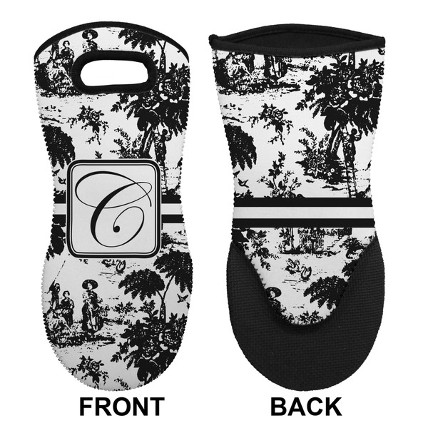 Toile Neoprene Oven Mitt (Front & Back)