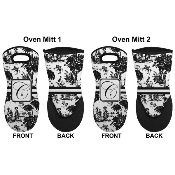 Toile Neoprene Oven Mitt - Set of 2 - Approval