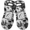 Toile Neoprene Oven Mitts - Set of 2 w/ Initial