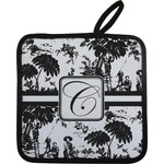 Toile Pot Holder w/ Initial