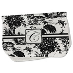 Toile Burp Cloth - Fleece w/ Initial