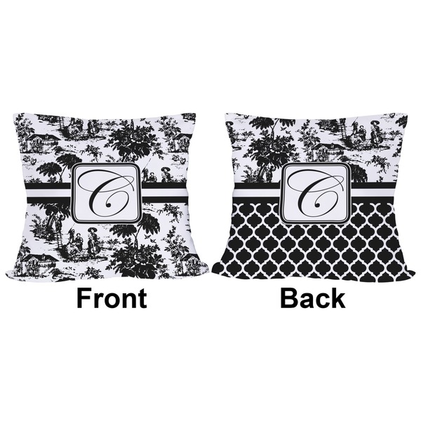 Toile Outdoor Pillow - 18x18