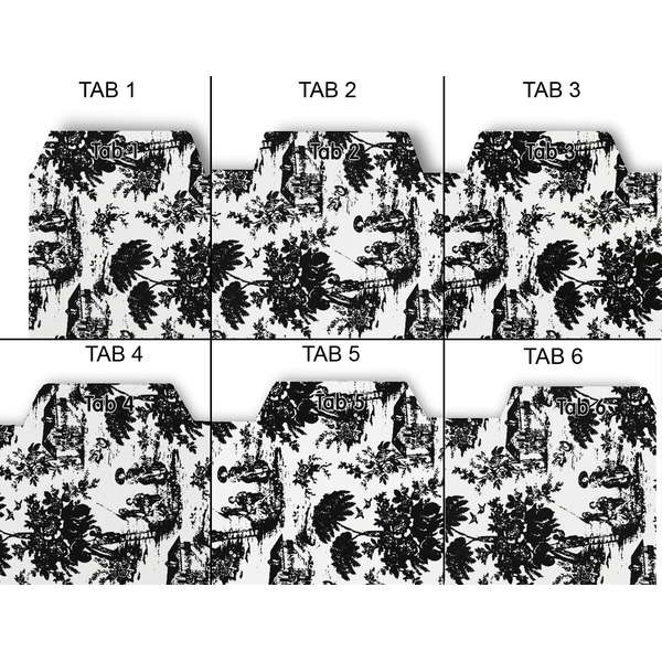 Toile Page Dividers - Set of 6 - Approval