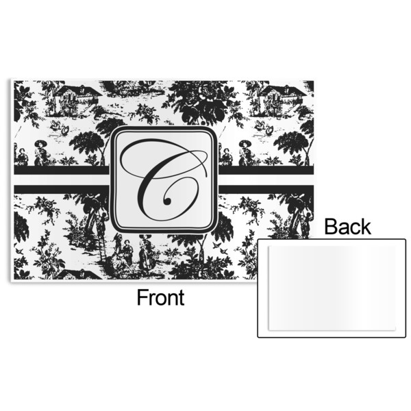 Toile Disposable Paper Placemat - Front & Back