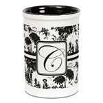 Toile Ceramic Pencil Holders - Black