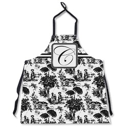 Toile Apron Without Pockets w/ Initial