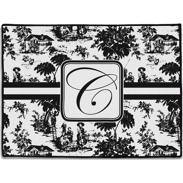 Custom Toile Door Mat - 24"x18" (Personalized)