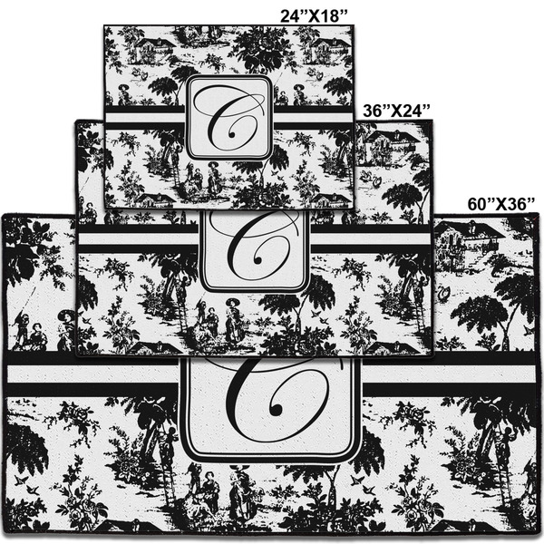 Toile Personalized Door Mat - Group Parent IMF