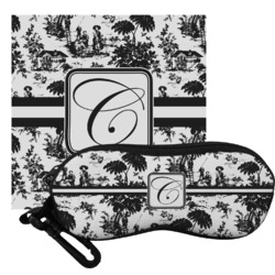 Toile Eyeglass Case & Cloth (Personalized)