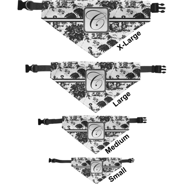 Toile Pet Bandana Sizes