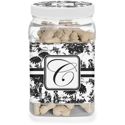 Toile Dog Treat Jar (Personalized)