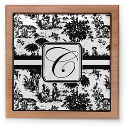 Toile Pet Urn w/ Initial