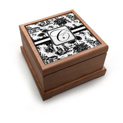 Toile Pet Urn w/ Initial