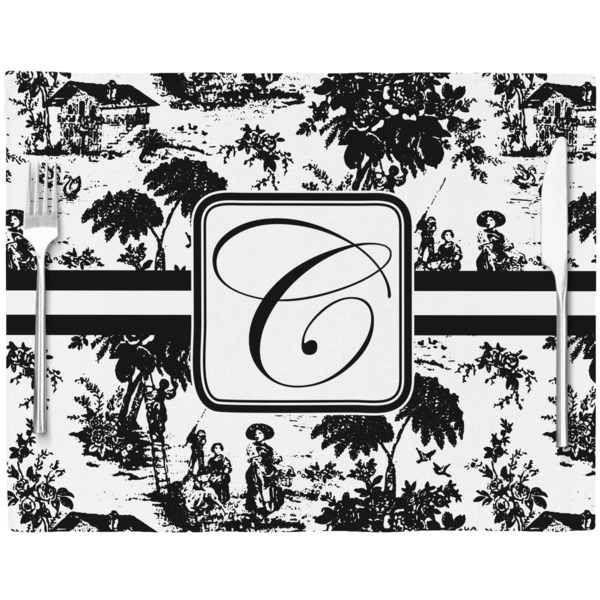 Toile Placemat with Props