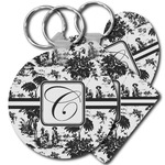 Toile Plastic Keychain (Personalized)