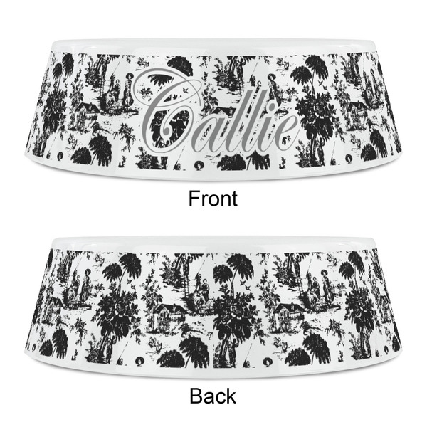 Toile Plastic Pet Bowls - Small - APPROVAL