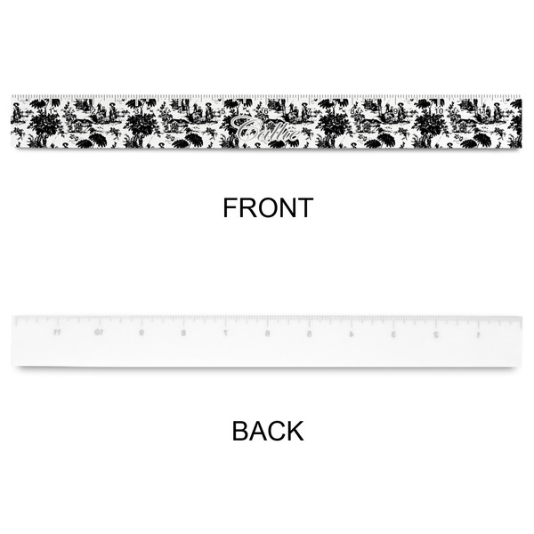 Toile Plastic Ruler - 12" - APPROVAL