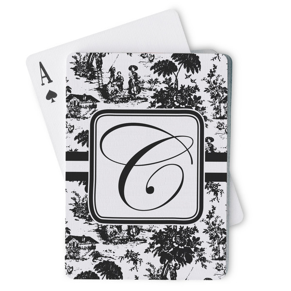 Custom Toile Playing Cards (Personalized)