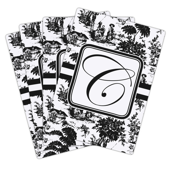 Toile Playing Cards - Hand Back View
