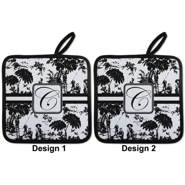 Toile Pot Holders - Set of 2 APPROVAL