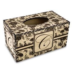 Toile Wood Tissue Box Cover - Rectangle (Personalized)