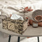 Toile Rectangle Tissue Box Covers - Wood - In Context