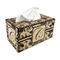 Toile Rectangle Tissue Box Covers - Wood - with tissue
