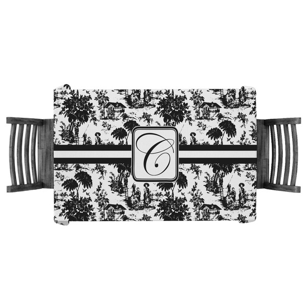 Custom Toile Tablecloth - 58"x58" (Personalized)