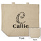 Toile Reusable Cotton Grocery Bag - Front & Back View