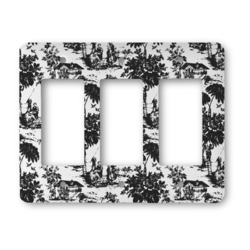 Toile Rocker Style Light Switch Cover - Three Switch