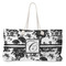 Toile Large Rope Tote Bag - Front View