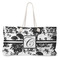 Toile Large Tote Bag with Rope Handles (Personalized)