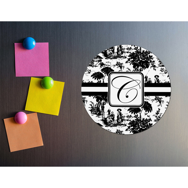 Toile Round Fridge Magnet - LIFESTYLE