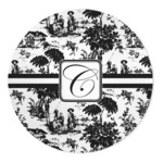 Toile 5' Round Indoor Area Rug (Personalized)