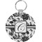 Toile Round Keychain (Personalized)