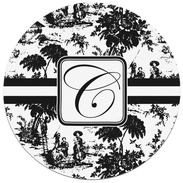 Toile Round Mousepad - APPROVAL