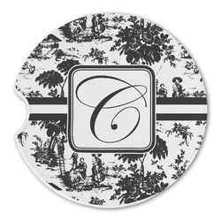 Toile Sandstone Car Coaster - Single (Personalized)