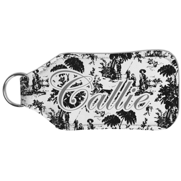 Toile Sanitizer Holder Keychain - Large (Back)