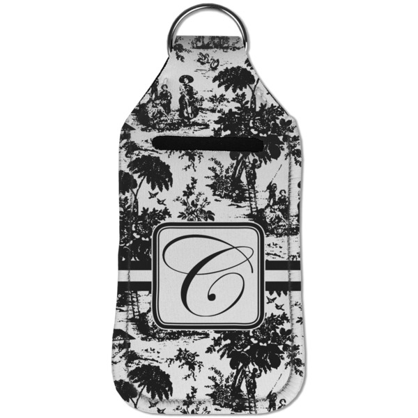 Toile Sanitizer Holder Keychain - Large (Front)