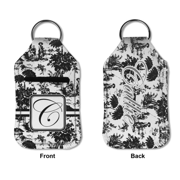 Toile Sanitizer Holder Keychain - Small APPROVAL (Flat)