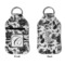 Toile Sanitizer Holder Keychain - Small APPROVAL (Flat)