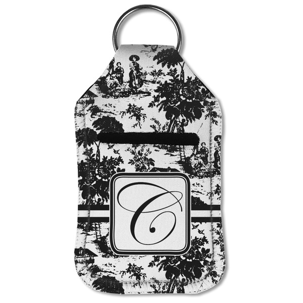 Toile Sanitizer Holder Keychain - Small (Front Flat)