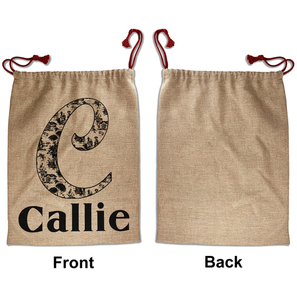 Toile Santa Bag - Approval - Front