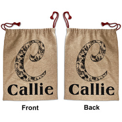 Toile Santa Sack - Front & Back (Personalized)