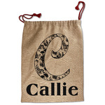Toile Santa Sack - Front (Personalized)