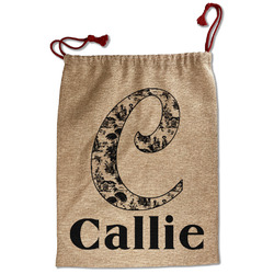 Toile Santa Sack - Front (Personalized)