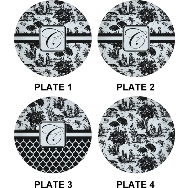 Toile Set of Appetizer / Dessert Plates (Approval)