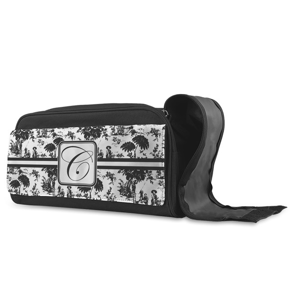 Toile Shoe Bags - ANGLE (Open)