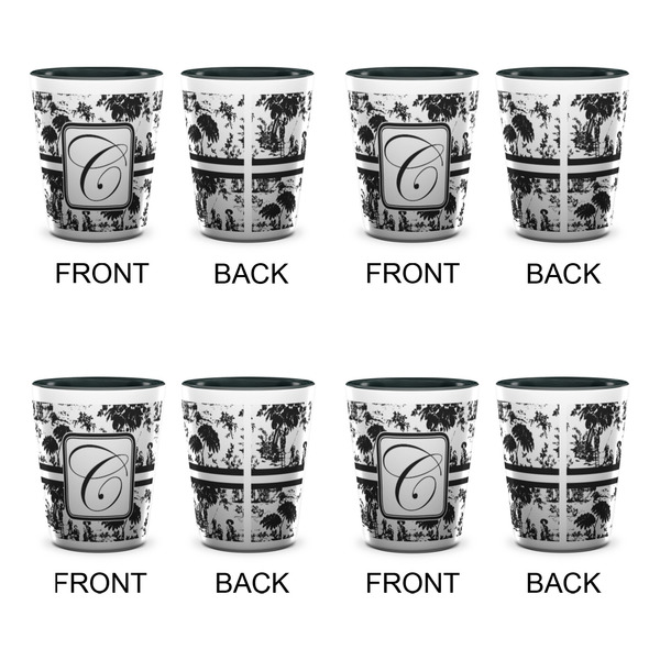 Toile Shot Glassess - Two Tone - Set of 4 - APPROVAL